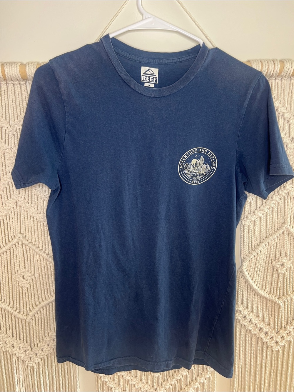 Reef Navy Short-Sleeve Graphic Pocket Tee